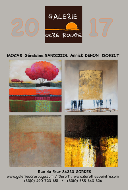 exposition galerie ocre rouge gordes